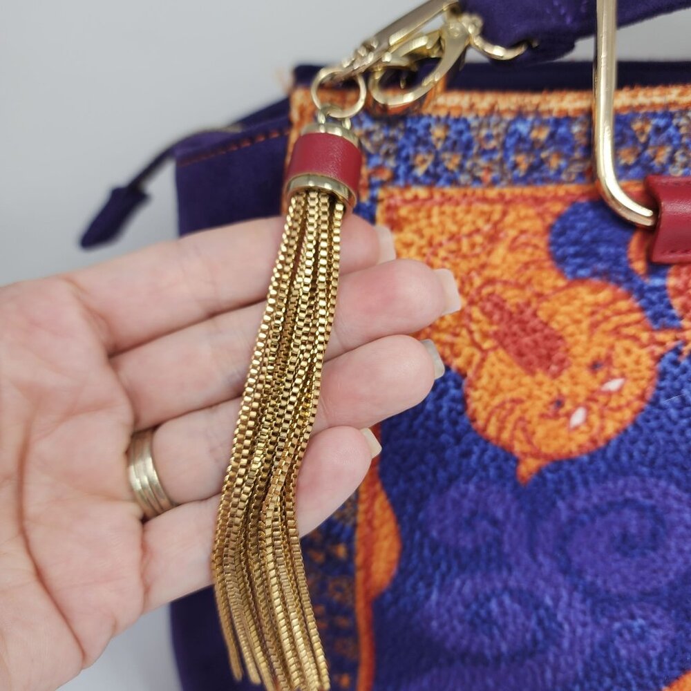 Her Universe Purple and Orange Patterned Crossbody Bag - Picture 4 of 14